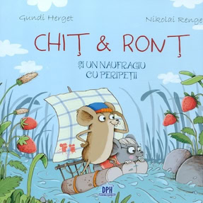 Cover Gundi Herget: Mozart & Robinson und der gefährliche Schiffbruch (Didacta Publishing House, Rumänien)