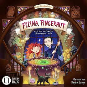 Cover Katja Hemkentokrax: Felina Fingerhut und das verhexte Schwarze Loch (Lübbe audio)